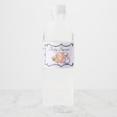 Persoonlijke Baby Shower Waterfles Etiket (Voorkant)