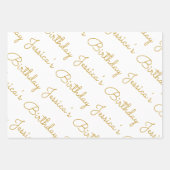 Persoonlijke baby zon blij schattig voor 1 verjaar inpakpapier vel (Voorkant)