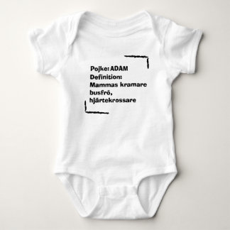 Persoonlijke babybody met naam , Gepersonaliseerde Romper