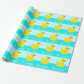 Persoonlijke babyborrel cadeaupapier (Uitgerold)