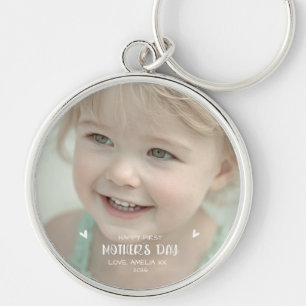 Persoonlijke babyfoto Gefeliciteerd met de eerste Sleutelhanger