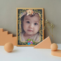 Persoonlijke babyfoto lijst, baby geschenk