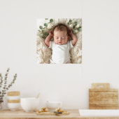 Persoonlijke babyfoto poster (Keuken)