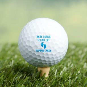 Persoonlijke babygeboorte zwangerschap geslacht on golfballen