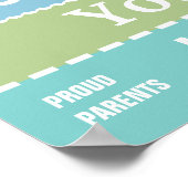 Persoonlijke babyjongen - poster vogelvlekken (Hoek)