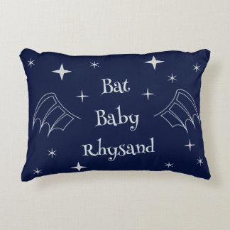 Persoonlijke babykamer accentkussen Bat Baby Accent Kussen