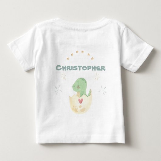 Persoonlijke babysaurus (Achterkant)