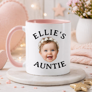 Persoonlijke babyspeeltje tante cadeau mok