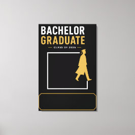 Persoonlijke Bachelor-diploma 2026 Canvas Kunst