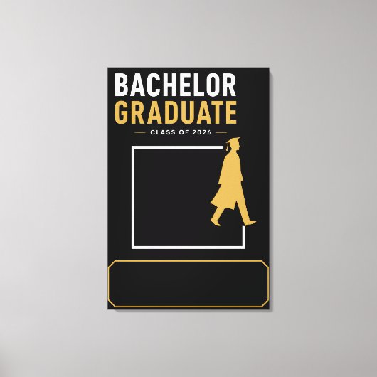 Persoonlijke Bachelor-diploma 2026 Canvas Kunst (Voorkant)