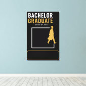 Persoonlijke Bachelor-diploma 2026 Canvas Kunst (Insitu (Houten vloer))