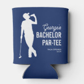 Persoonlijke Bachelor Par-Tee Golf Blikjeskoeler (Achterkant)