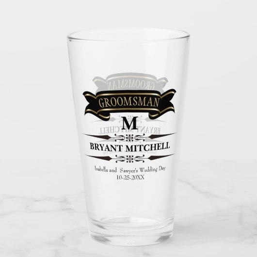 Persoonlijke Bachelor Party Glas (Voorkant)