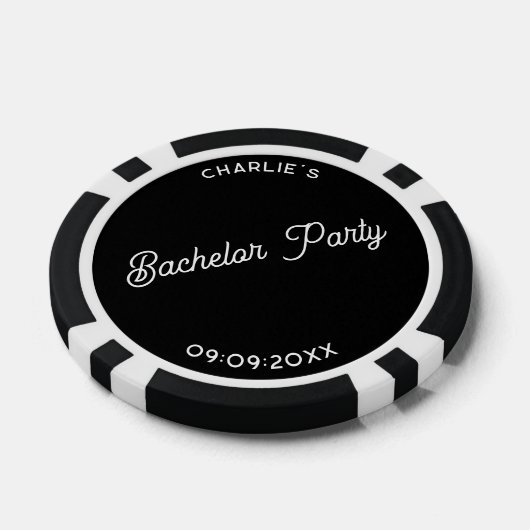 Persoonlijke Bachelor Party Poker Chips (Enkel)