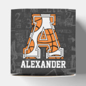 Persoonlijke bachelorbasketball Letter A Bedankdoosjes (Bovenkant)