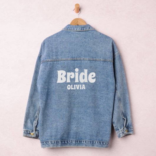 Persoonlijke Bachelorette Bride Denim Jacket (Hangar)