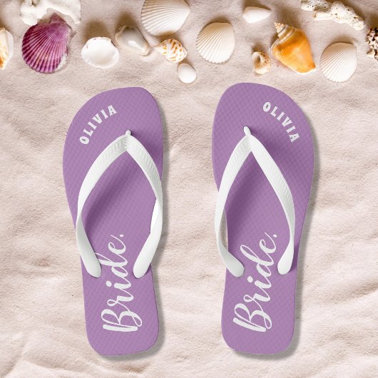 Persoonlijke Bachelorette Bride Teenslippers