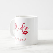 Persoonlijke Bachelorette Bruid Koffiemok (Voorkant links)