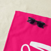 Persoonlijke Bachelorette Bruid Strandhanddoek Strandlaken (In situ)