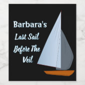 Persoonlijke Bachelorette Party Wijn Etiket (Enkel label)