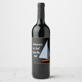 Persoonlijke Bachelorette Party Wijn Etiket (Voorkant)