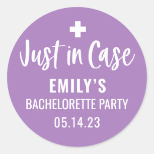 Persoonlijke Bachelorette Voor het Geval Ronde Sticker
