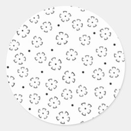 Persoonlijke Back To School-essentials Ronde Sticker