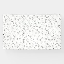 Persoonlijke back-to-school-essentials spandoek