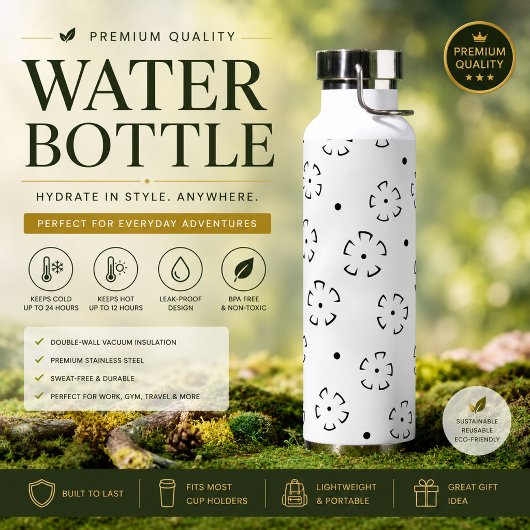 Persoonlijke Back To School-essentials Waterfles