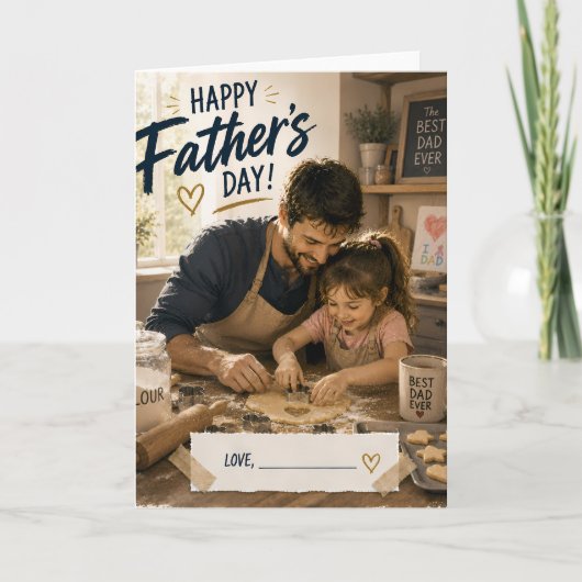 Persoonlijke backkaart voor Vaderdag Kaart (Voorkant)