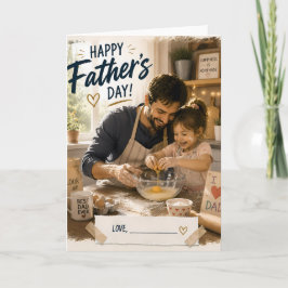 Persoonlijke backkaart voor Vaderdag Kaart