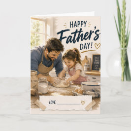 Persoonlijke backkaart voor Vaderdag Kaart