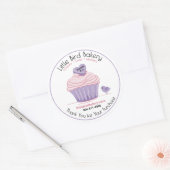 Persoonlijke Backwinkel Bedankt Ronde Sticker (Envelop)