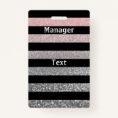 Persoonlijke badge, beroepsmatig badge (Achterkant)