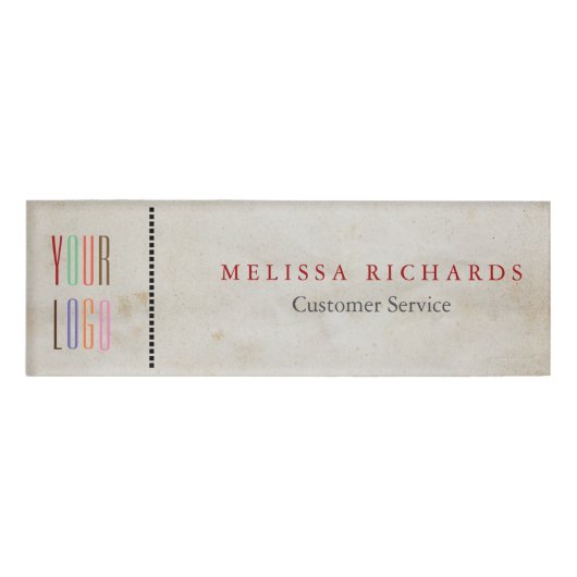 Persoonlijke badge voor kleine namen (Voorkant)