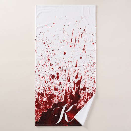 Persoonlijke badhanddoek Bloedplaatje Vampire kree (Badhanddoek)