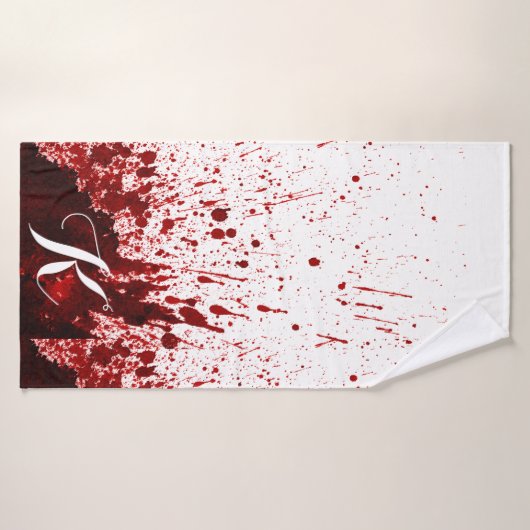Persoonlijke badhanddoek Bloedplaatje Vampire kree (Badhanddoek)