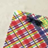 Persoonlijke badhanddoek met Plaid Madras (In situ)