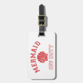 Persoonlijke bagage label met zwart-witte strepen (Voorkant verticaal)