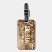 Persoonlijke Bagage Label - Neem de Schoenen! (Voorkant verticaal)