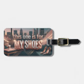 Persoonlijke Bagage Label - Neem de Schoenen mee! (Voorkant horizontaal)