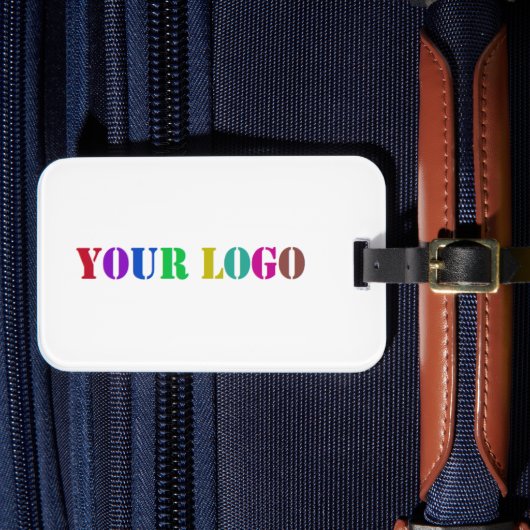 Persoonlijke Bagage Label Voorbeeld Met Uw Logo (Voorkant Insitu 4)
