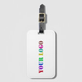 Persoonlijke Bagage Label Voorbeeld Met Uw Logo (Voorkant (verticaal))