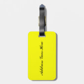 Persoonlijke Bagage Tag Bowling Groen Geel Rood Bagagelabel (Achterkant verticaal)