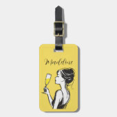Persoonlijke bagagelabel (Voorkant verticaal)