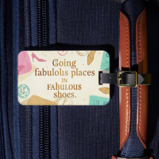 Persoonlijke bagagelabel - Fantastische schoenen,