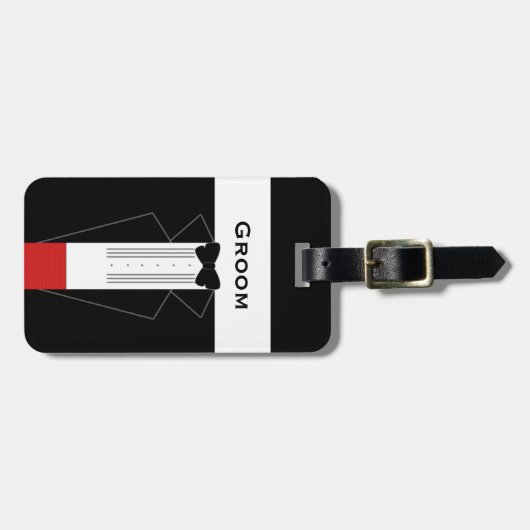 Persoonlijke bagagelabel voor vrijgezellenfeest br (Voorkant horizontaal)