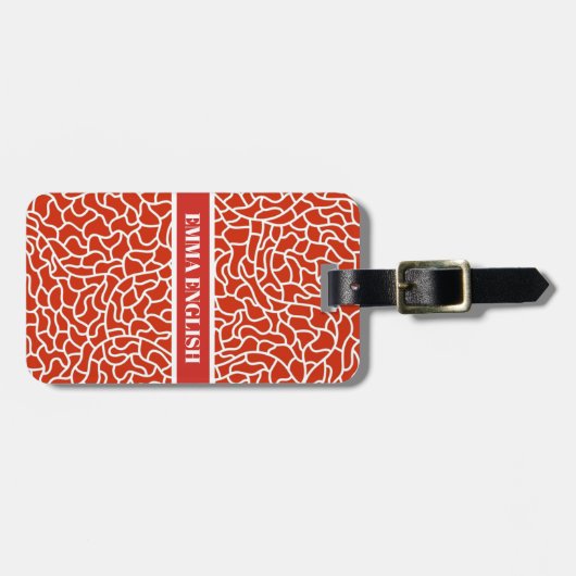 Persoonlijke Bagagelabels met dubbele hulp (Voorkant horizontaal)