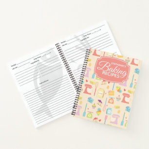 Persoonlijke Bak ingrediënten Familie Recept Notitieboek