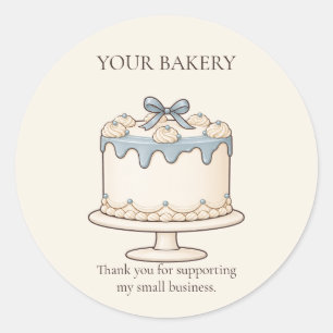 Persoonlijke Bakkerij Cake Bedankt Verpakkingsstic Ronde Sticker